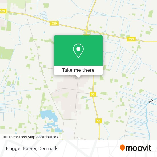 Flügger Farver map