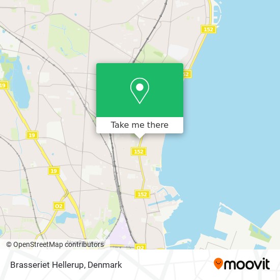 Brasseriet Hellerup map