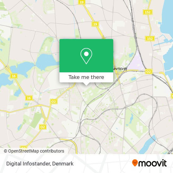 Digital Infostander map