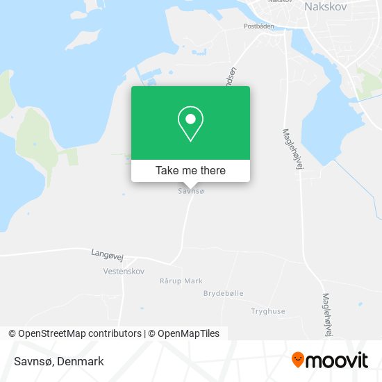 Savnsø map