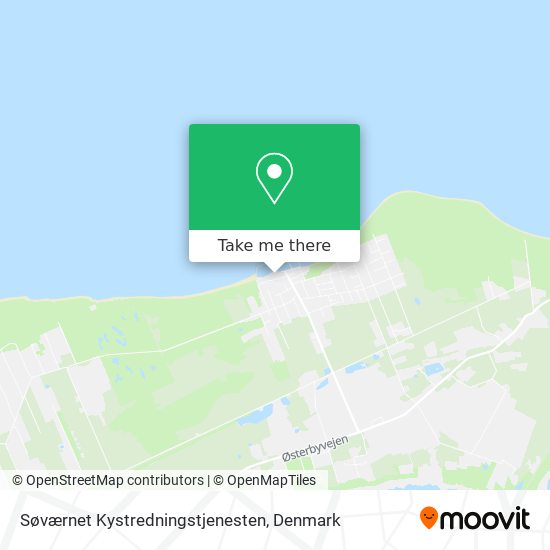 Søværnet Kystredningstjenesten map