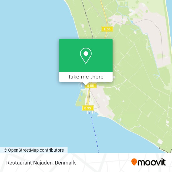 Restaurant Najaden map