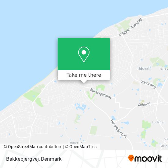 Bakkebjergvej map