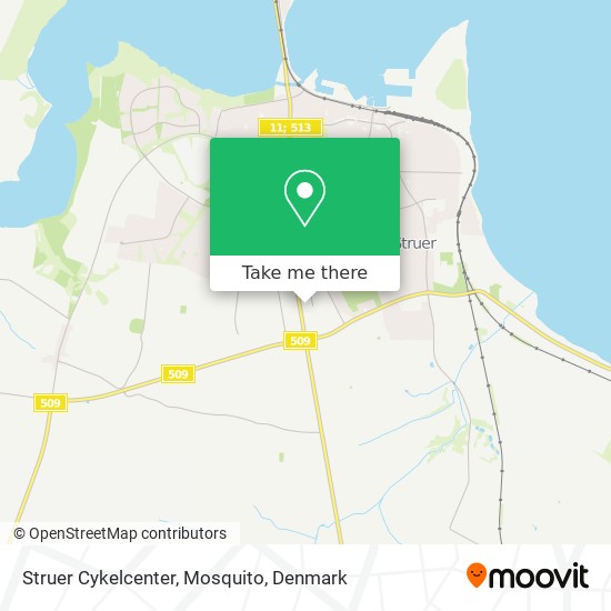 Struer Cykelcenter, Mosquito map
