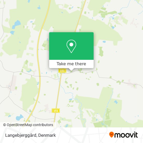 Langebjerggård map