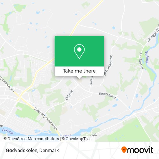 Gødvadskolen map