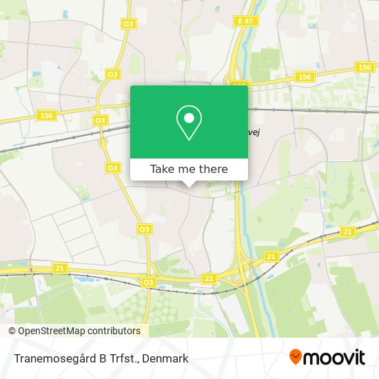 Tranemosegård B Trfst. map