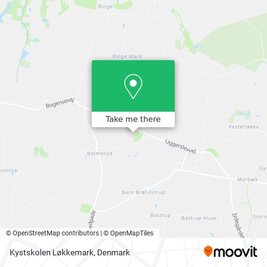 Kystskolen Løkkemark map