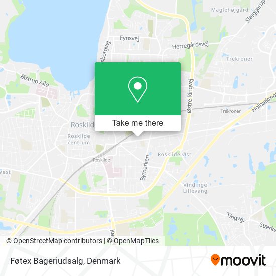 Føtex Bageriudsalg map