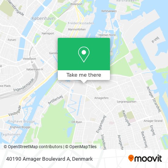 40190 Amager Boulevard A map