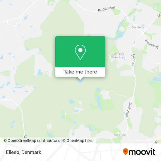 Ellesø map