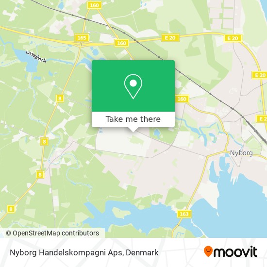 Nyborg Handelskompagni Aps map
