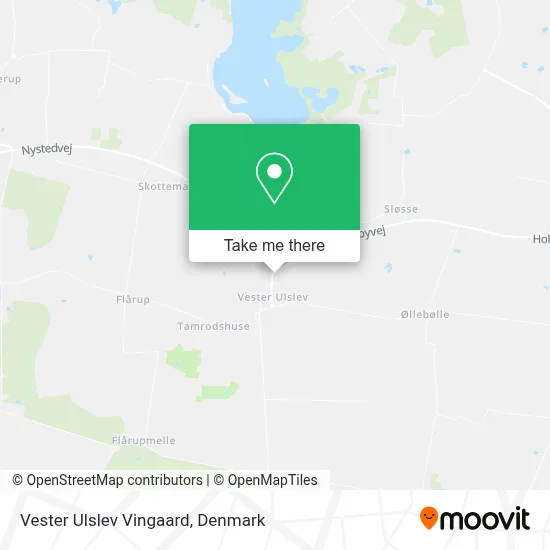 Vester Ulslev Vingaard map