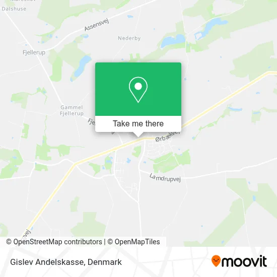 Gislev Andelskasse map