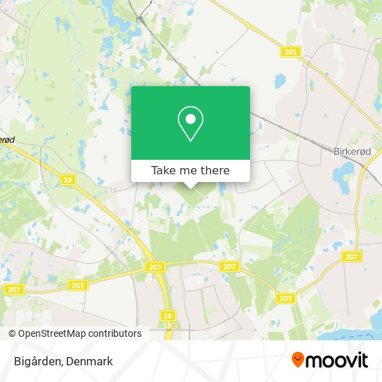 Bigården map