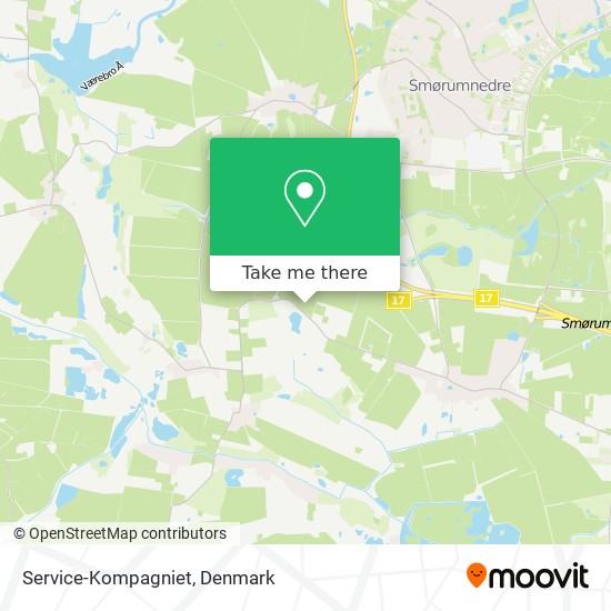 Service-Kompagniet map