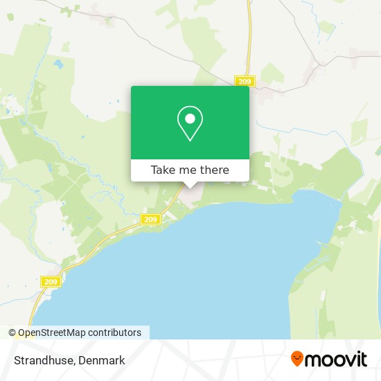 Strandhuse map