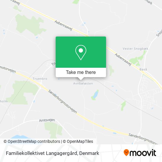 Familiekollektivet Langagergård map