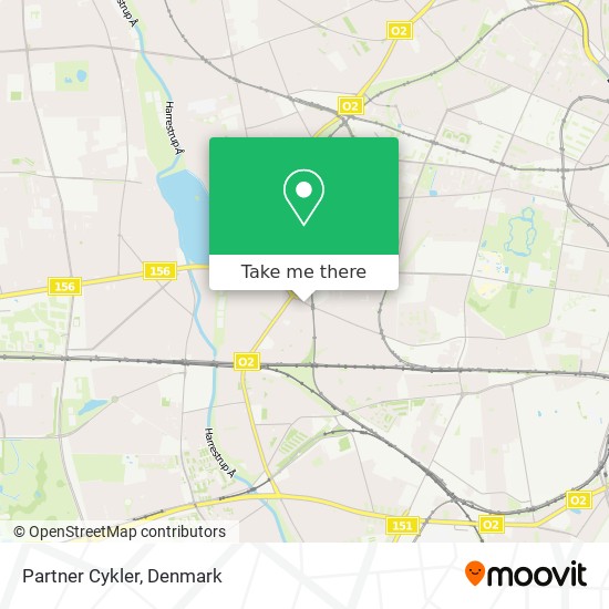 Partner Cykler map