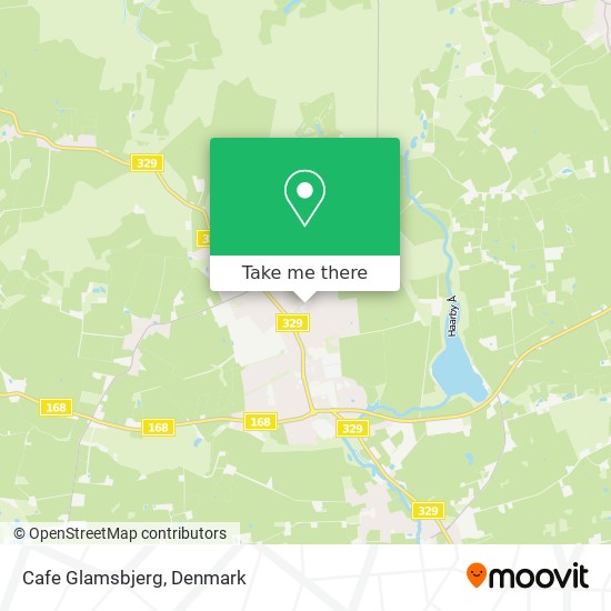 Cafe Glamsbjerg map