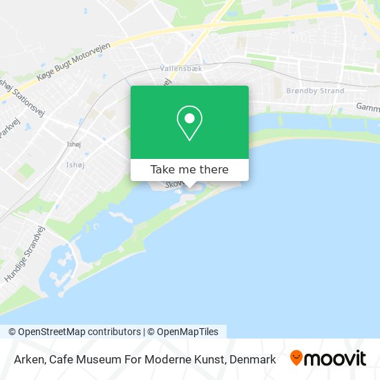 Arken, Cafe Museum For Moderne Kunst map