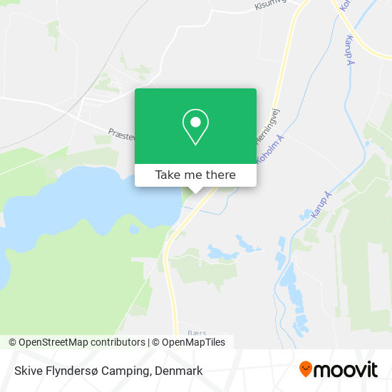 Skive Flyndersø Camping map