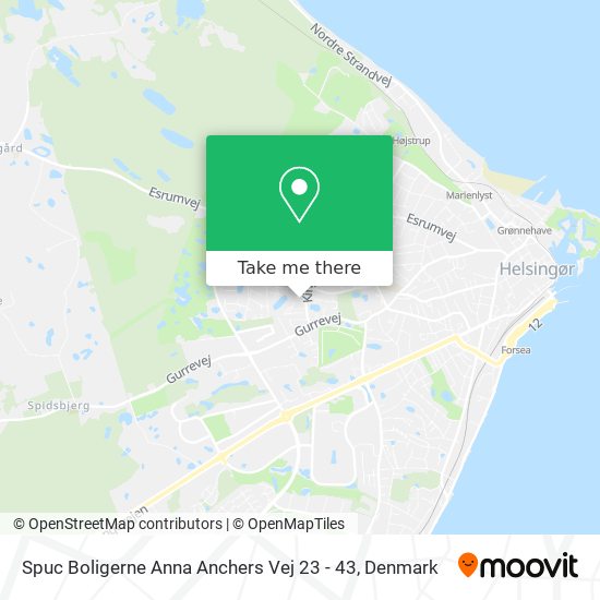 Spuc Boligerne Anna Anchers Vej 23 - 43 map