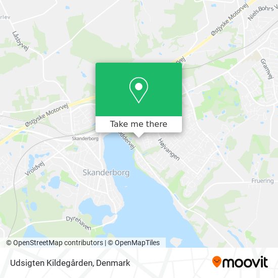 Udsigten Kildegården map