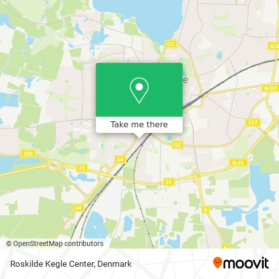 Roskilde Kegle Center map