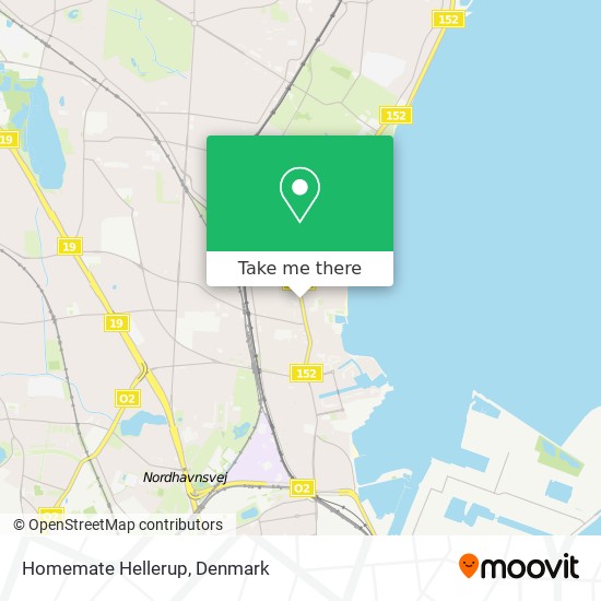 Homemate Hellerup map