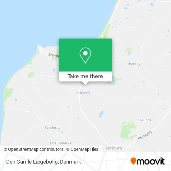 Den Gamle Lægebolig map