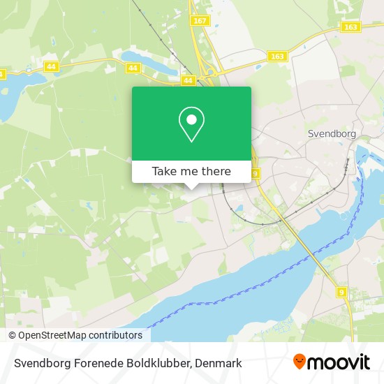 Svendborg Forenede Boldklubber map