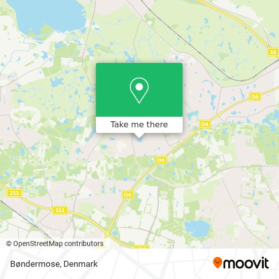 Bøndermose map