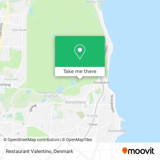 Restaurant Valentino map