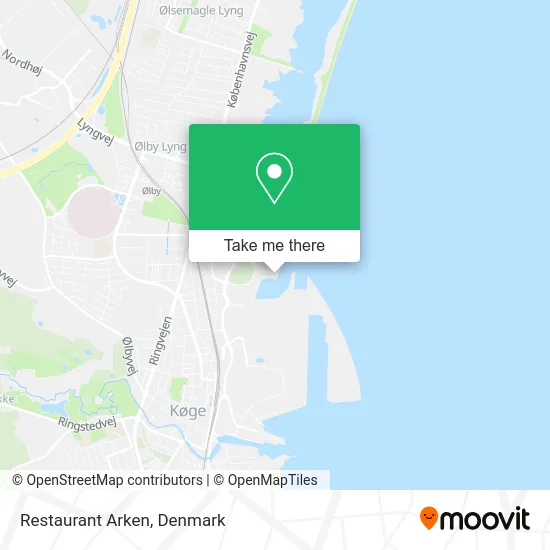 Restaurant Arken map