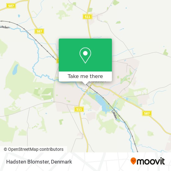 Hadsten Blomster map