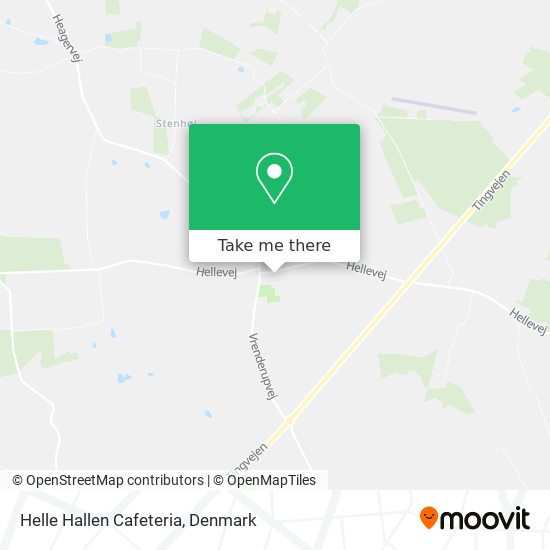 Helle Hallen Cafeteria map