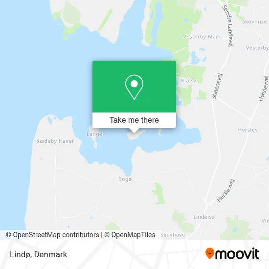 Lindø map