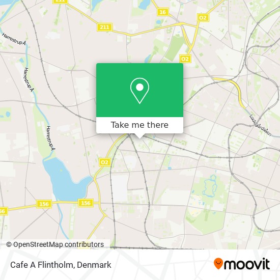 Cafe A Flintholm map