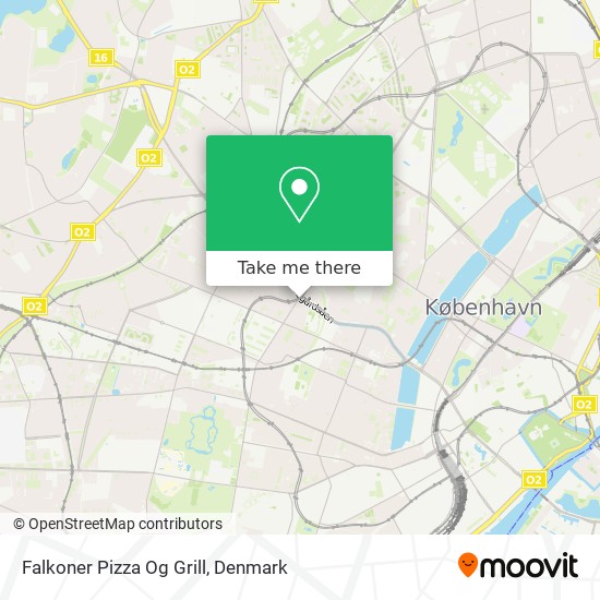 Falkoner Pizza Og Grill map
