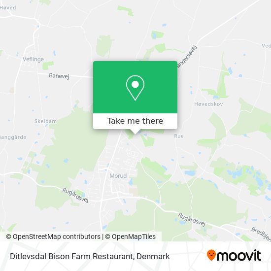 Ditlevsdal Bison Farm Restaurant map