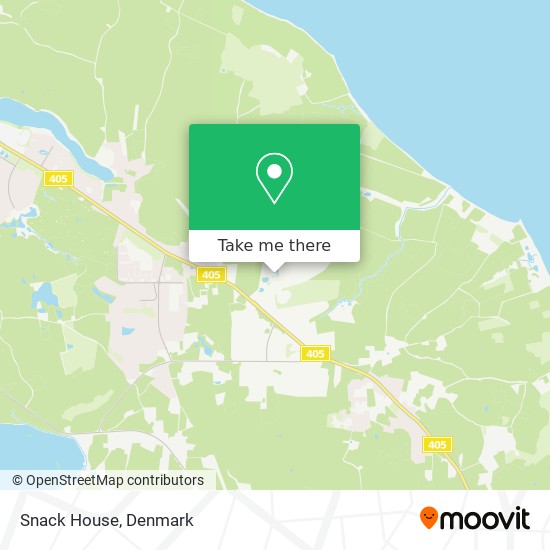Snack House map
