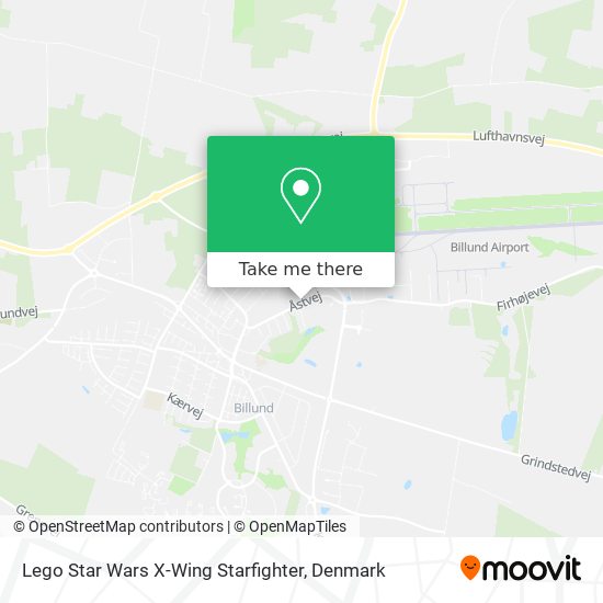 Lego Star Wars X-Wing Starfighter map