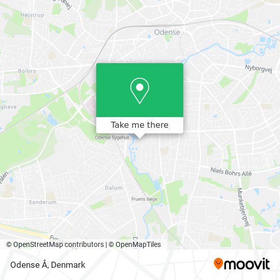 Odense Å map