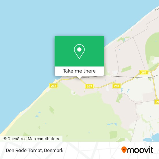 Den Røde Tomat map