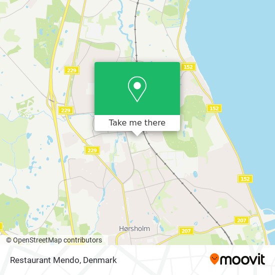 Restaurant Mendo map