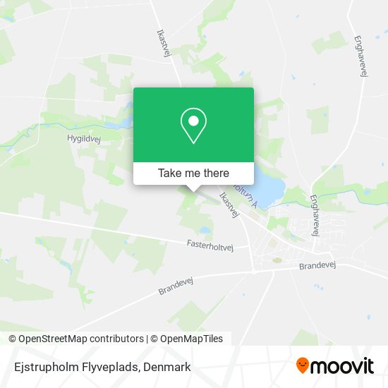 Ejstrupholm Flyveplads map