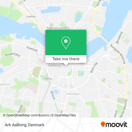 Ark Aalborg map