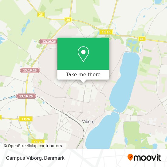 Campus Viborg map