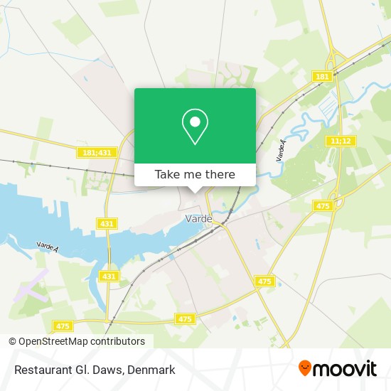 Restaurant Gl. Daws map